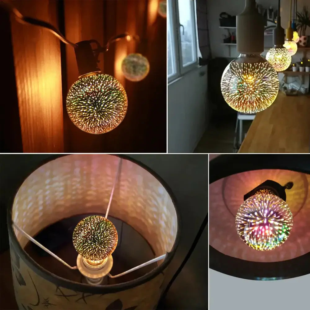 3D Fireworks LED Bulb
