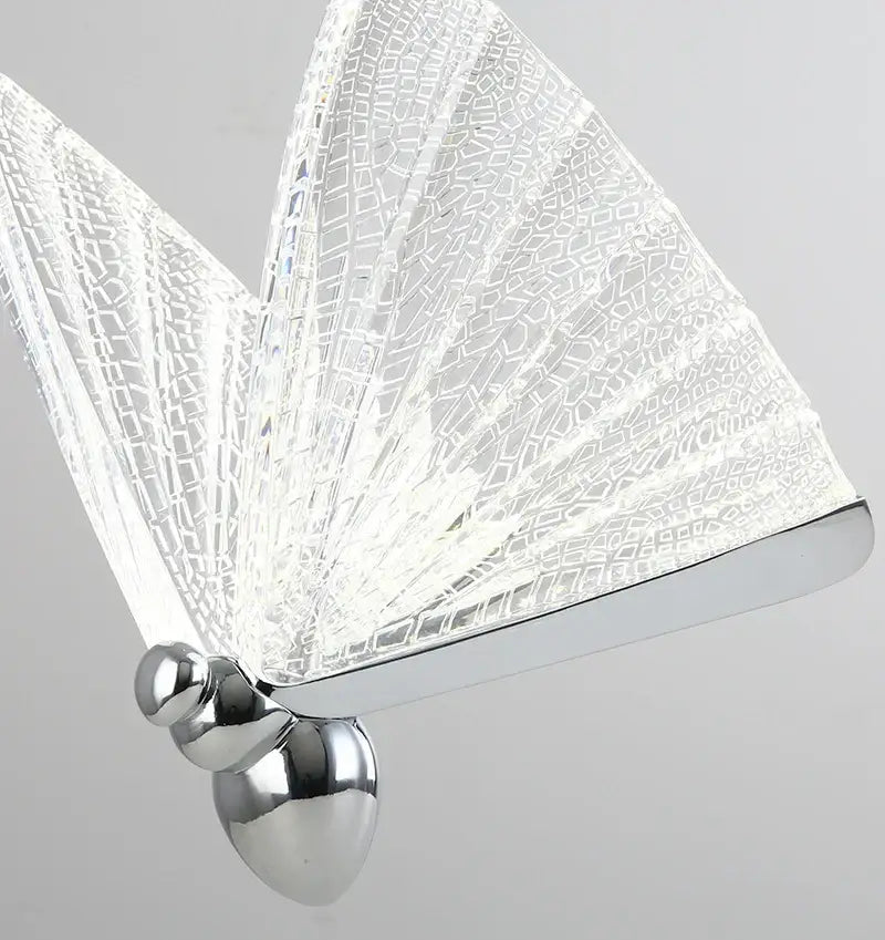 Gold Butterfly Pendant Light with Golden Finish