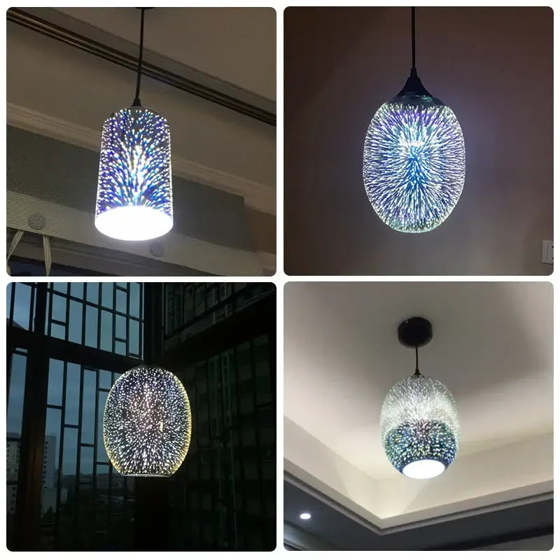 Starburst Glass 30cm Pendant Light
