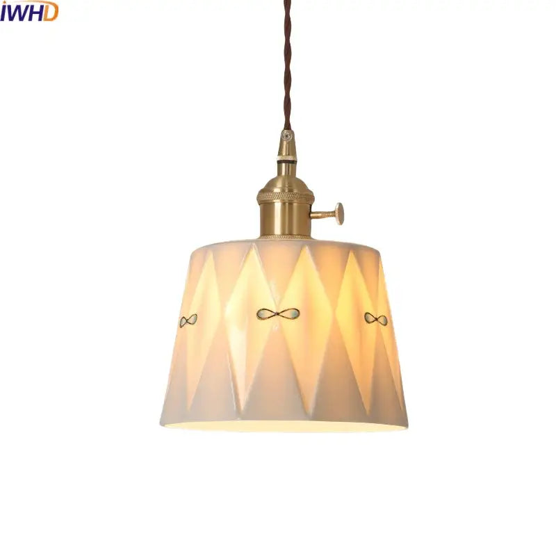 Geometric Ceramic Pendant Light