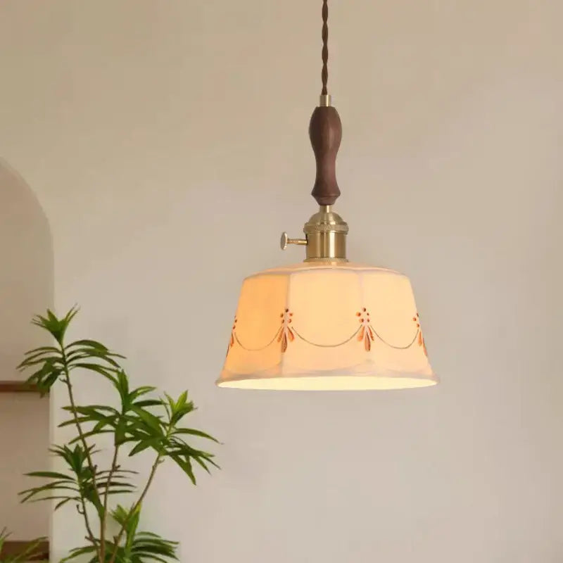 Geometric Ceramic Pendant Light