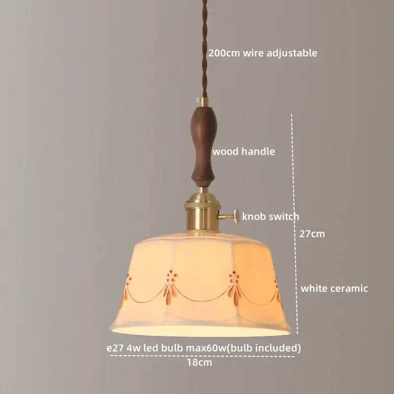 Geometric Ceramic Pendant Light