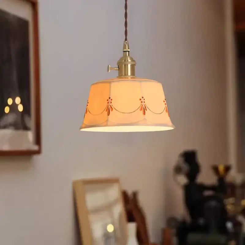 Geometric Ceramic Pendant Light