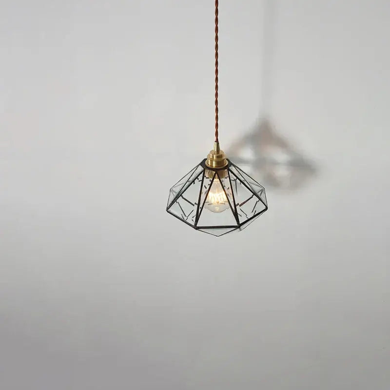 Geometric Glass Pendant Lamp