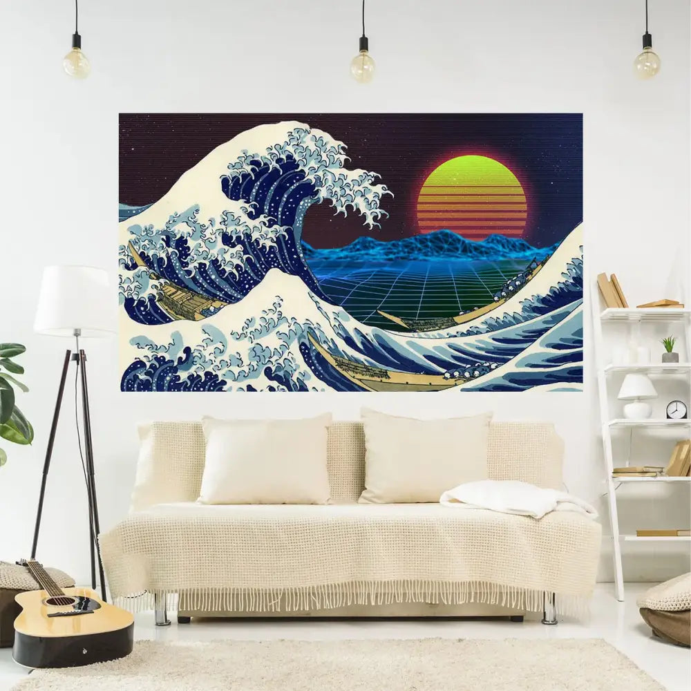 Great Wave Kanagawa Tapestry