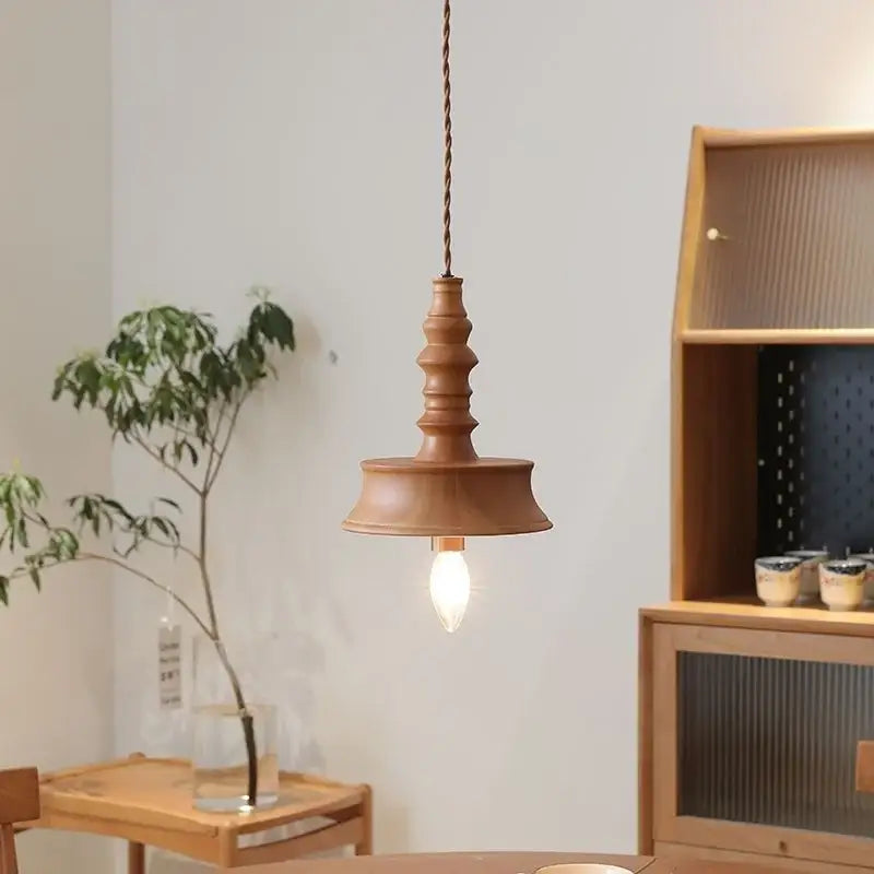 Terracotta Ceramic Pendant Light
