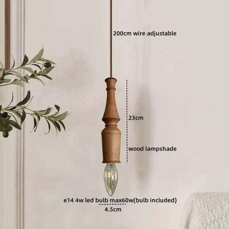 Terracotta Ceramic Pendant Light