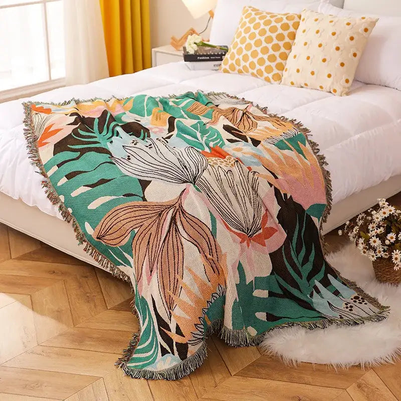 Leopard Print Throw Blanket
