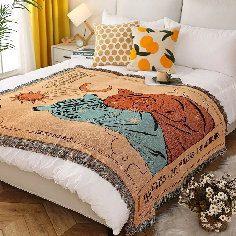 Leopard Print Throw Blanket
