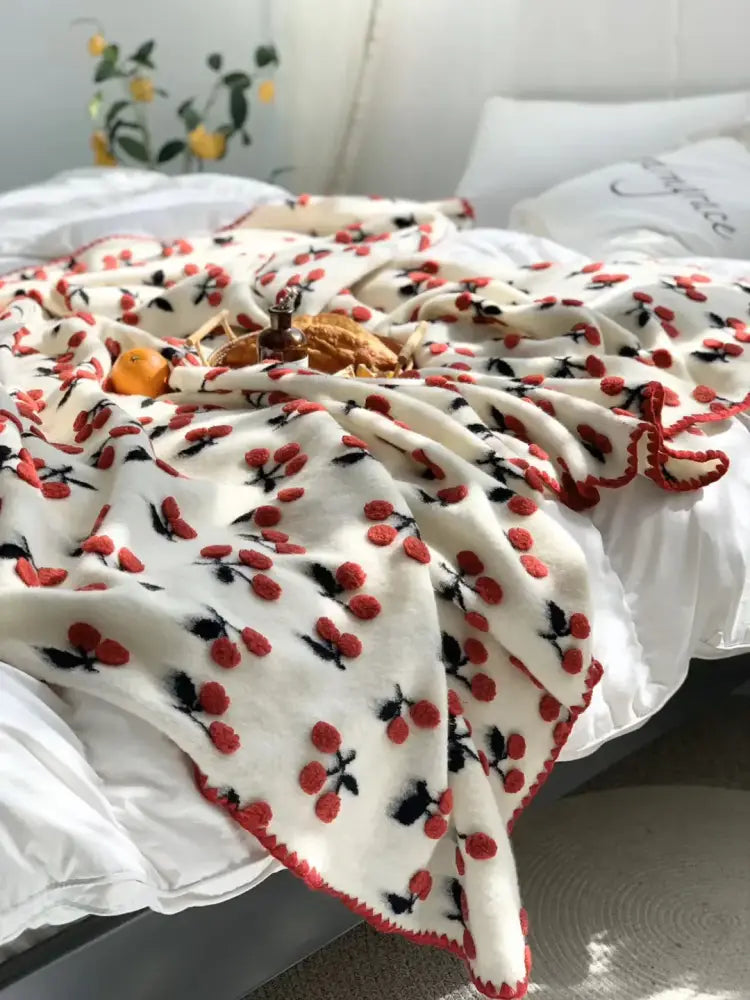 Cherry Kids Wool Blanket