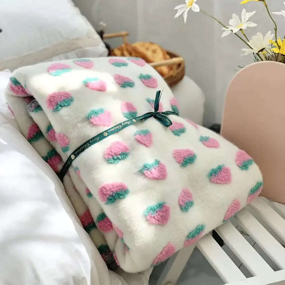 Cherry Kids Wool Blanket