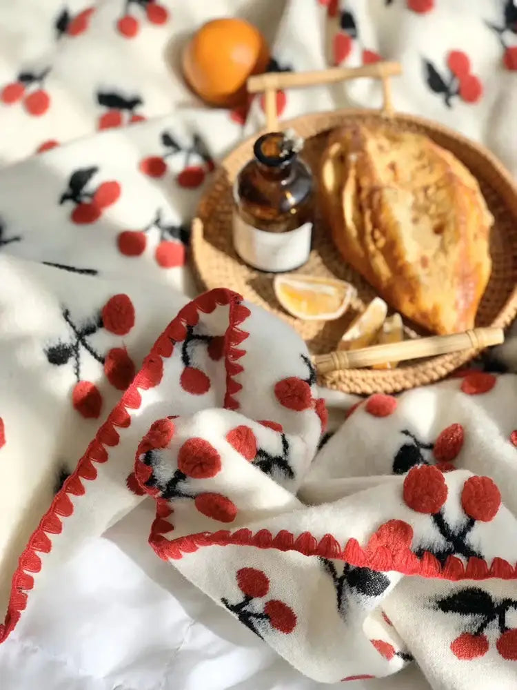 Cherry Kids Wool Blanket
