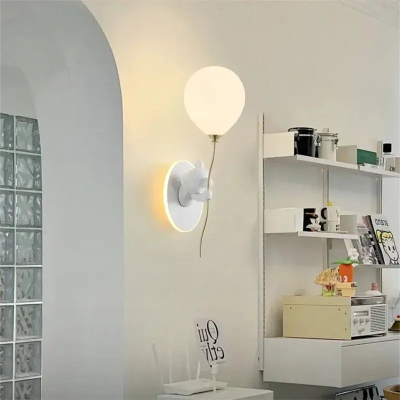 Gold Bear Balloon Wall Light