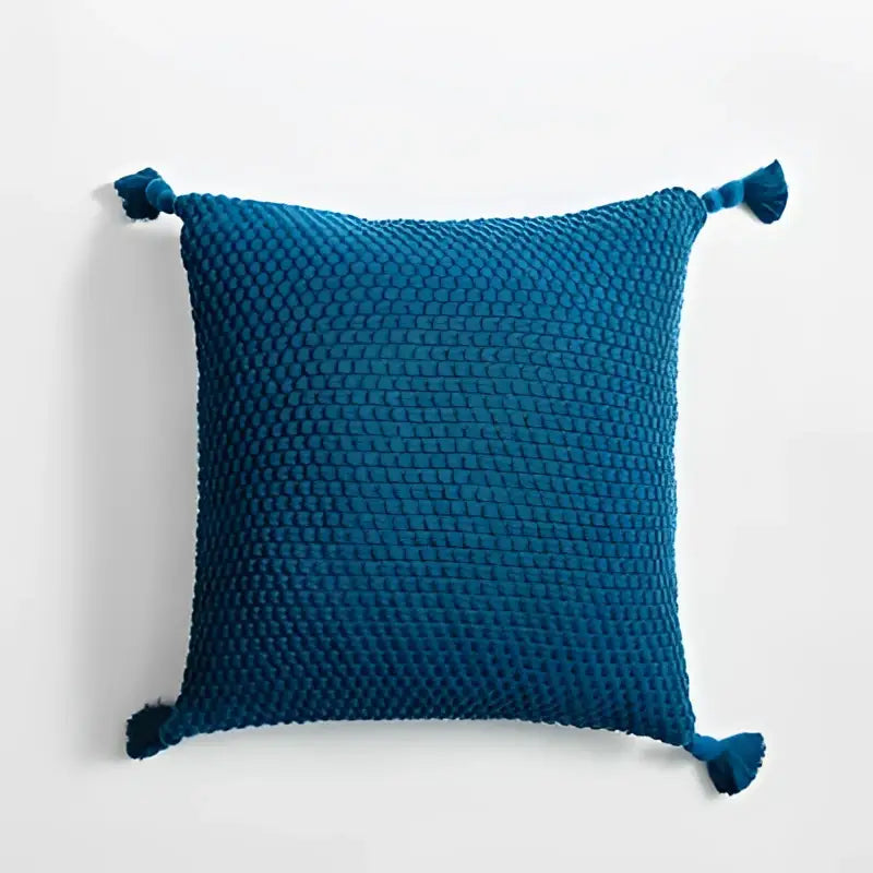 Gray Ivory Geometric Pillow