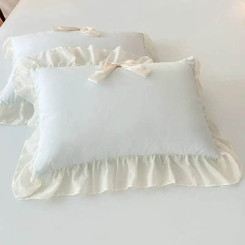 Blue Lace Bow Bedding