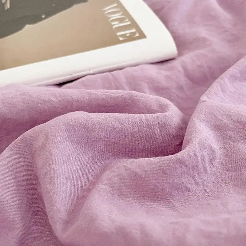 Black Cotton Bedding Set