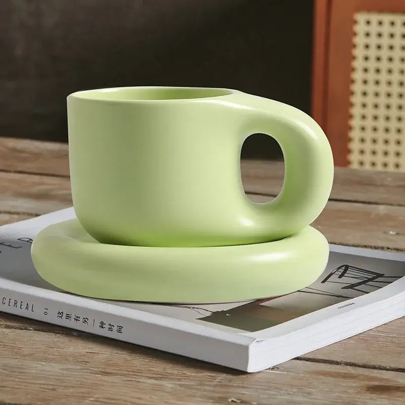 Lavender Ceramic Mug Set