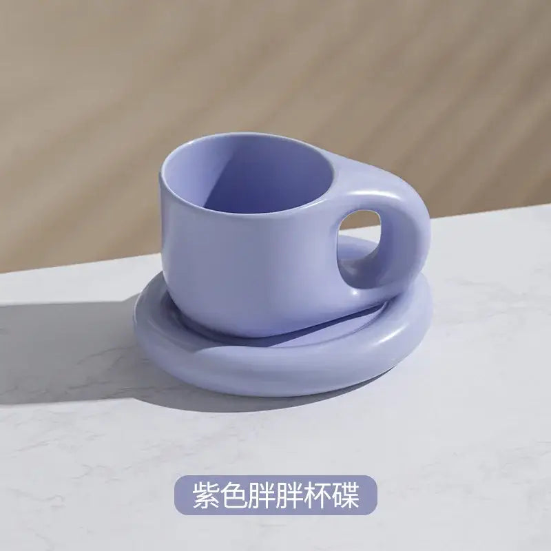 Lavender Ceramic Mug Set
