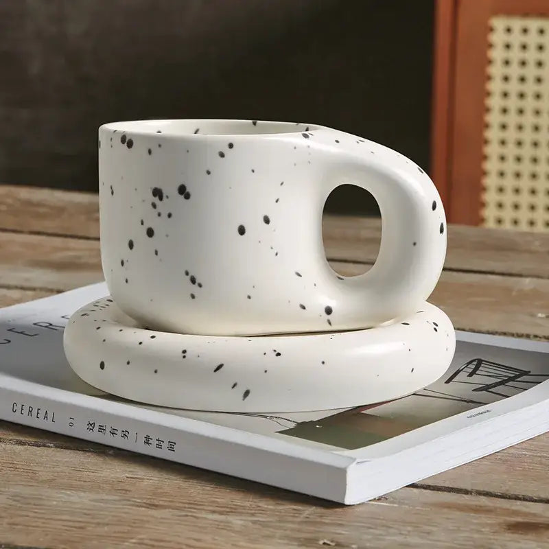 Lavender Ceramic Mug Set