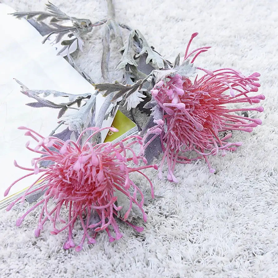 Orange Artificial Floral Branch