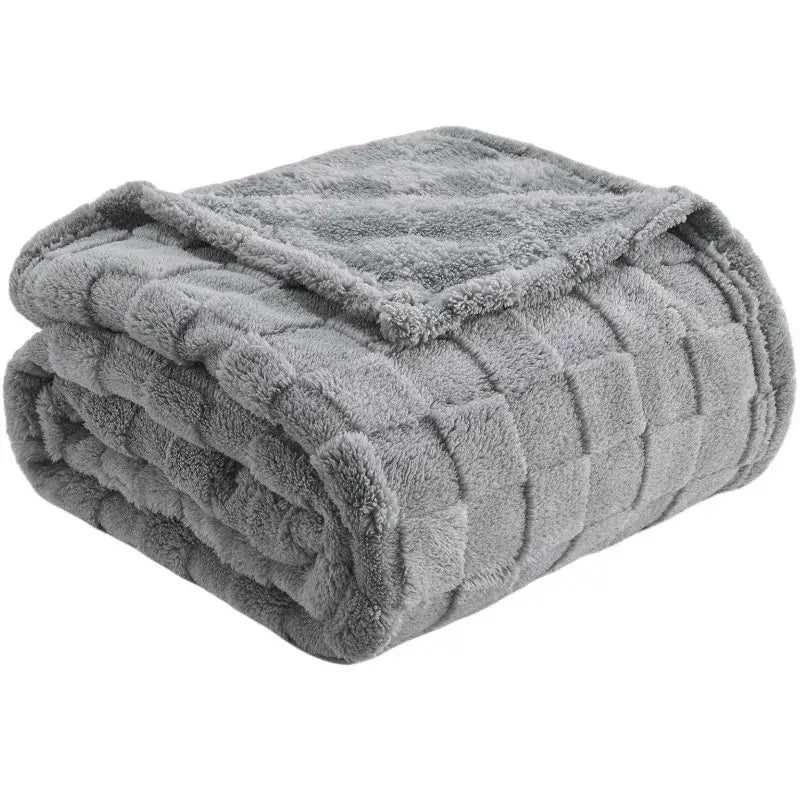 Lavender Plush Throw Blanket
