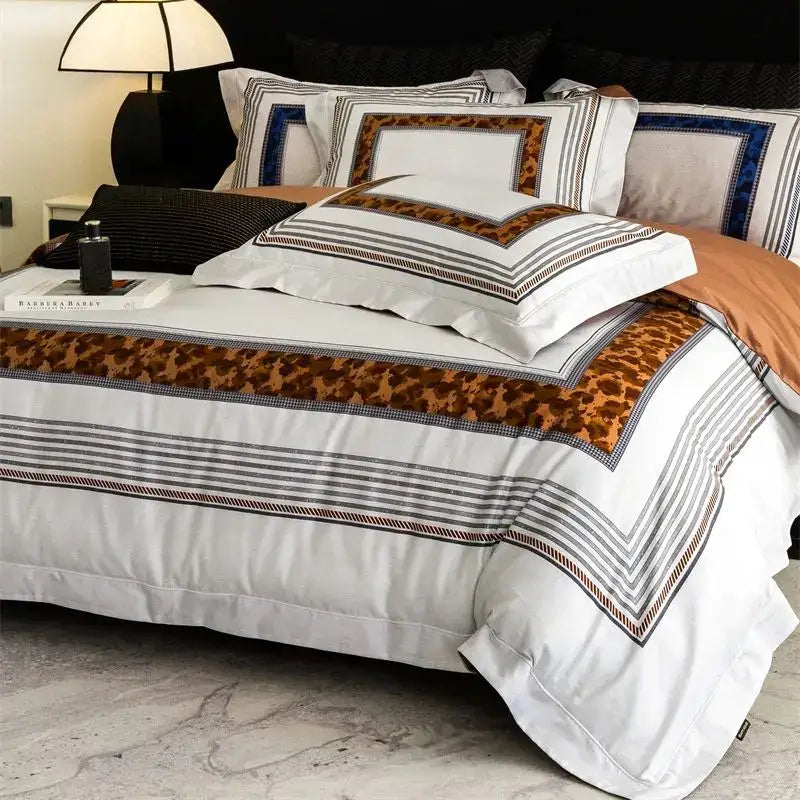 Egyptian Cotton Leopard Bedding