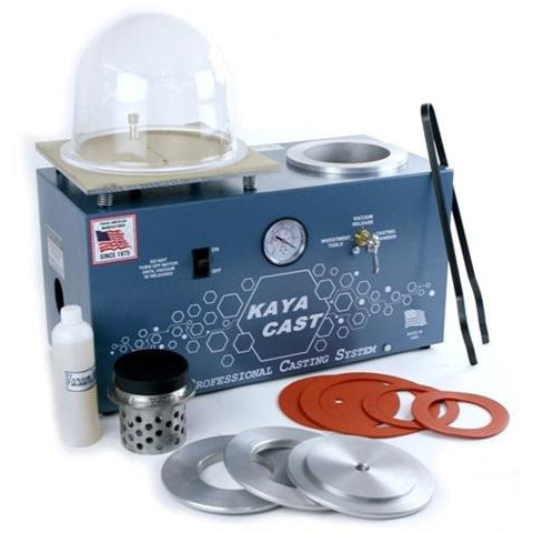 Tabletop Vacuum Investing and Casting Machine System - KAYACAST