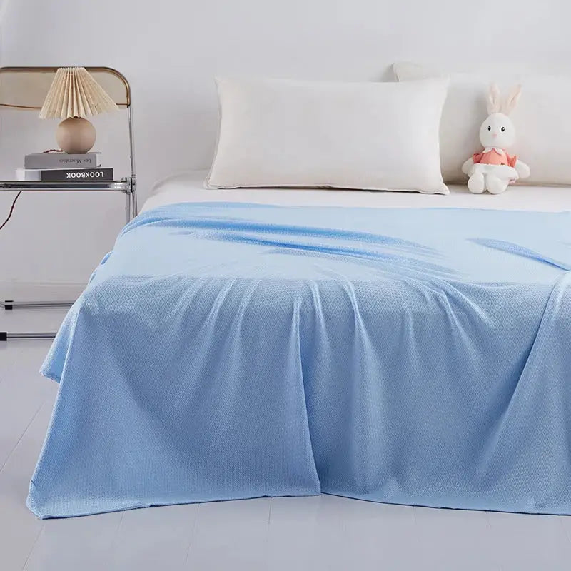 Blue Bamboo Summer Quilt