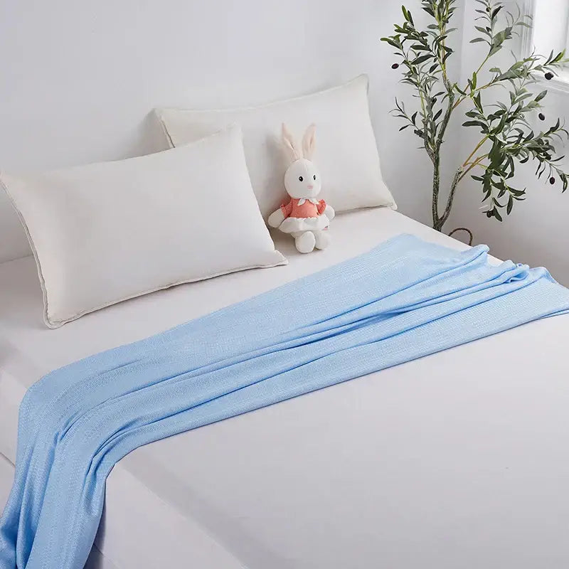 Blue Bamboo Summer Quilt