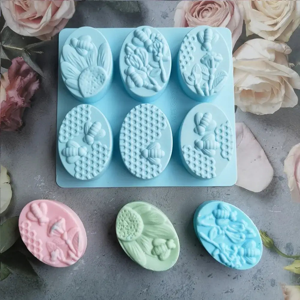 Bee Silicone Soap Mold