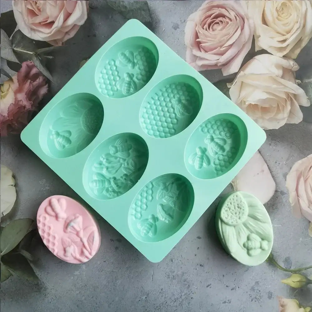 Bee Silicone Soap Mold