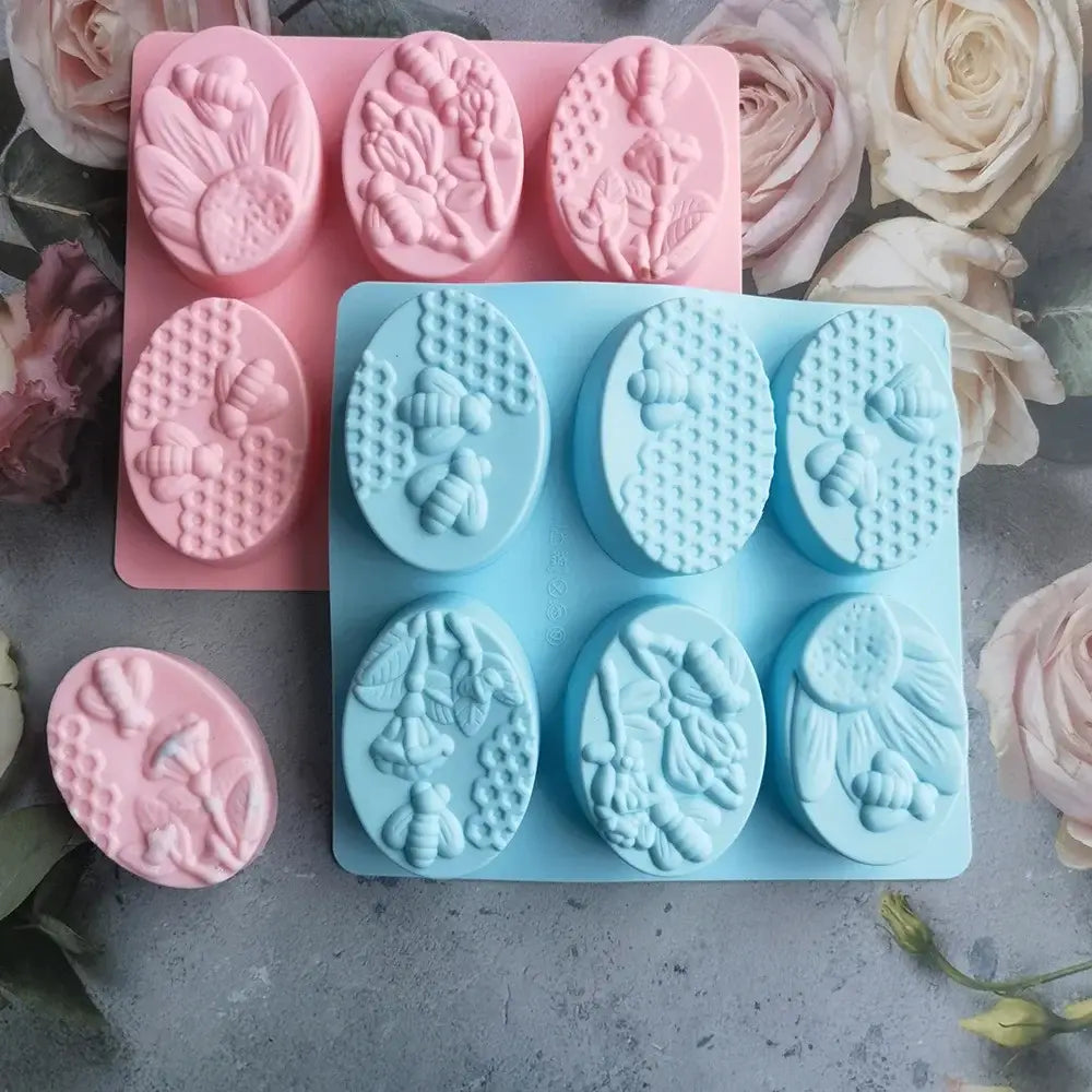 Bee Silicone Soap Mold