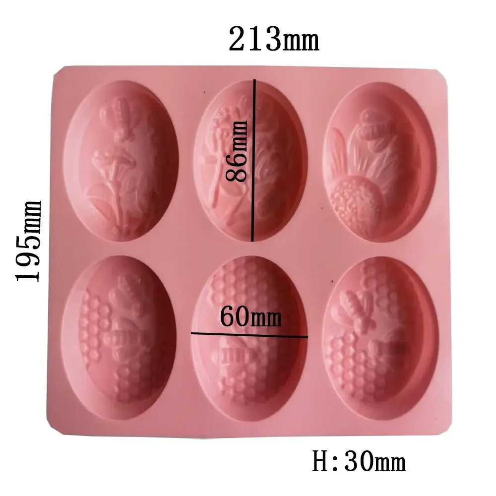Bee Silicone Soap Mold