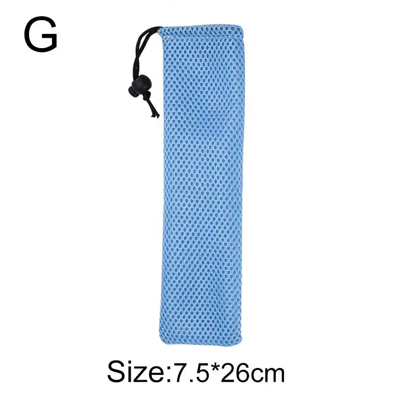 Blue Mesh Cutlery Case