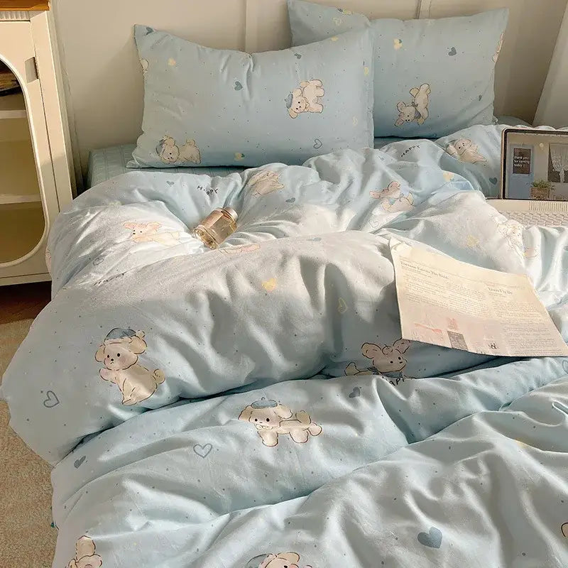Puppy Cotton Bedding Set