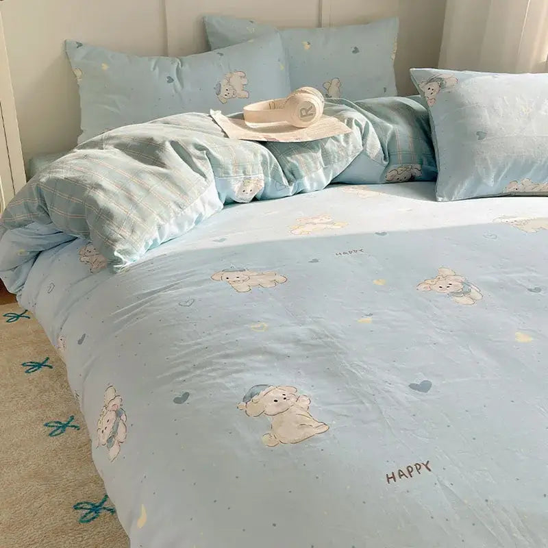 Puppy Cotton Bedding Set