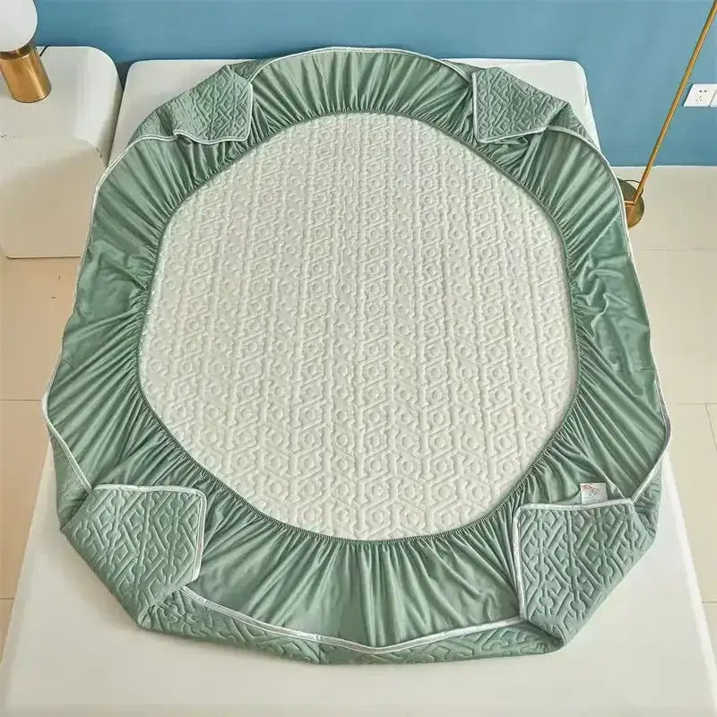 Quilted Latex Fitted Sheet
