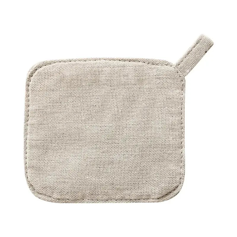 Gray Cotton Linen Coasters