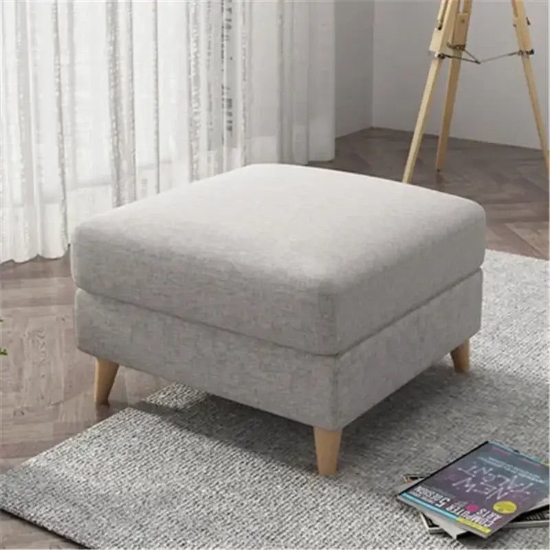 Gray Jacquard Stool Cover