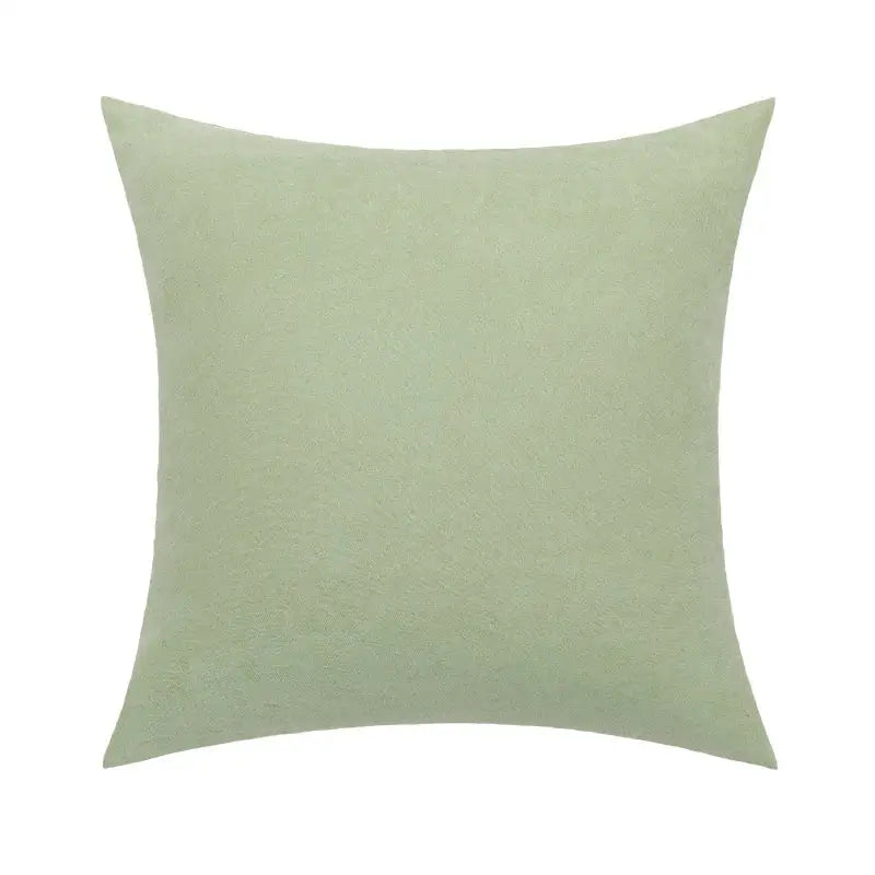 Cream Linen Embroidered Cushion