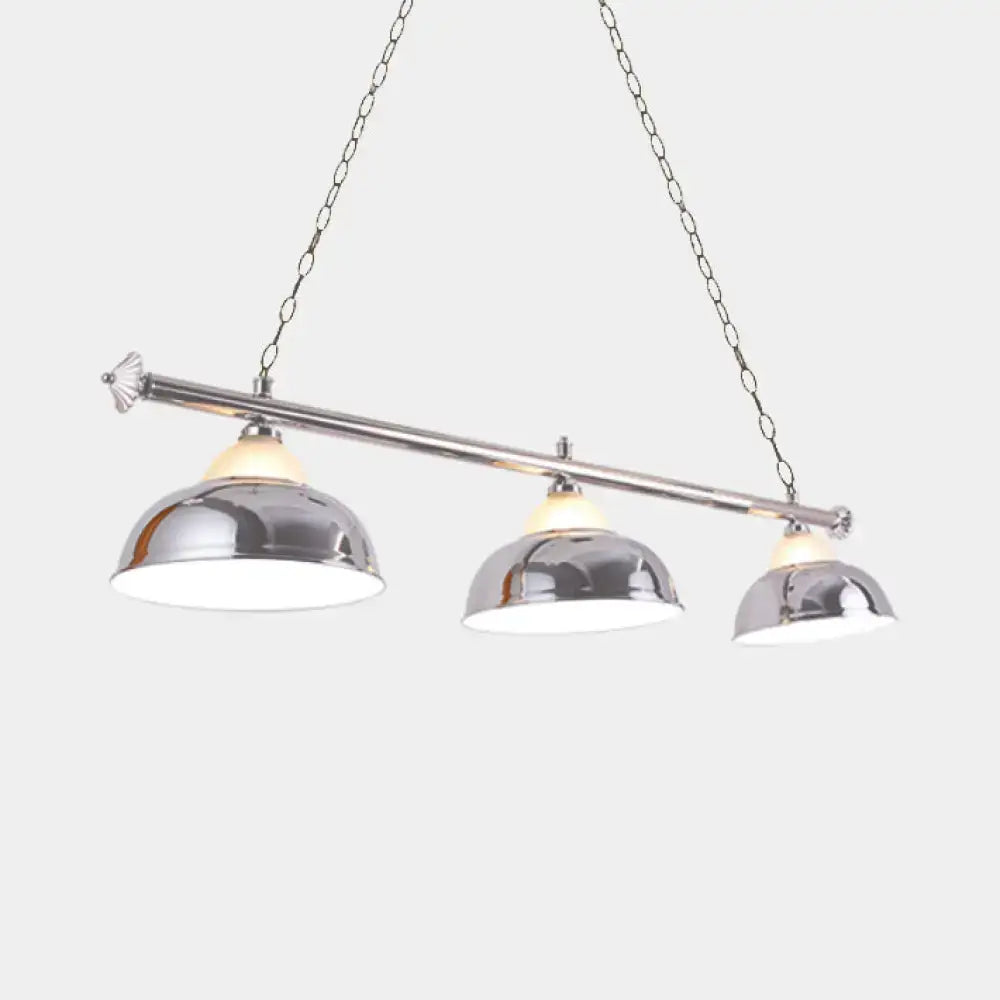 Chrome Double Bubble Pendant