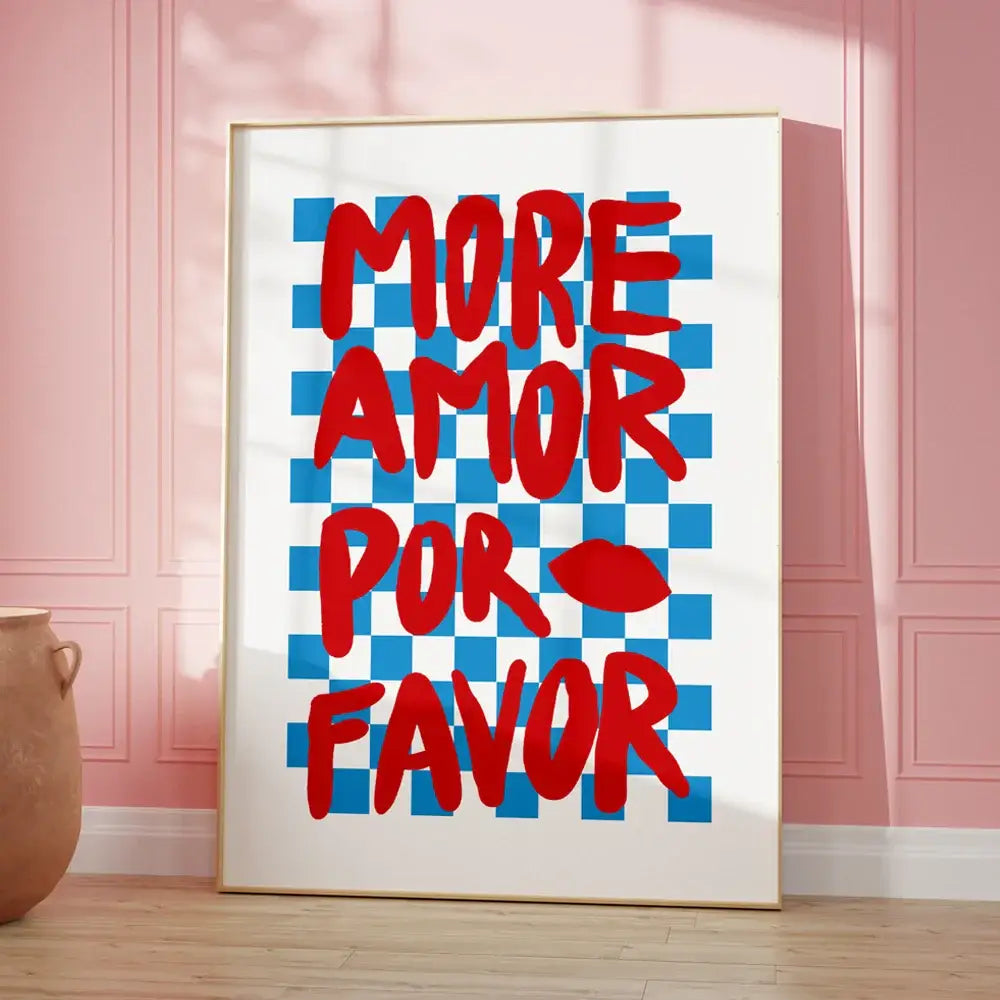 Pink Orange Quote Poster