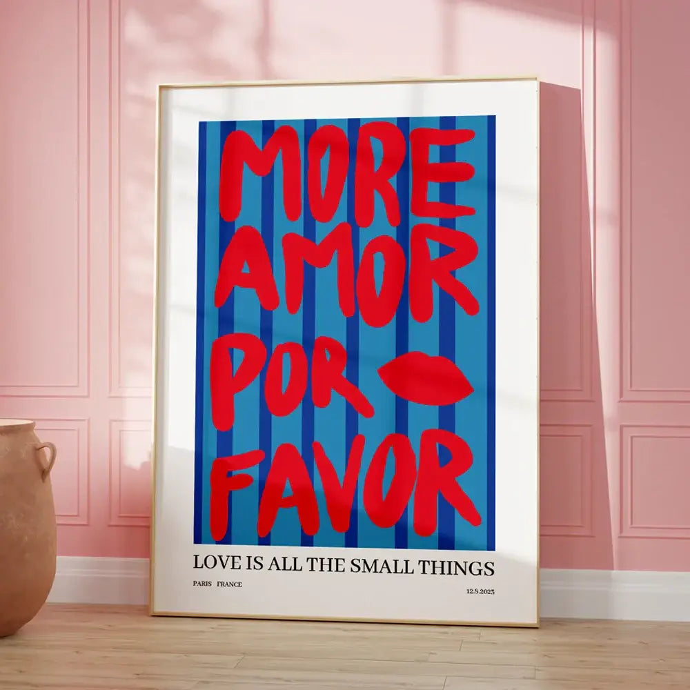 Pink Orange Quote Poster