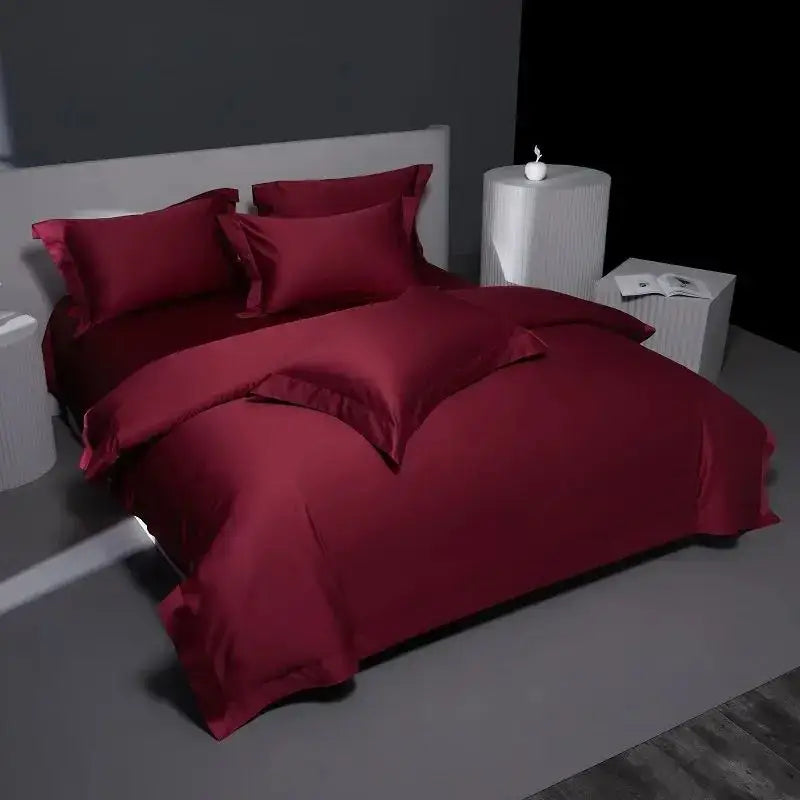 Burgundy Egyptian Cotton Bedding
