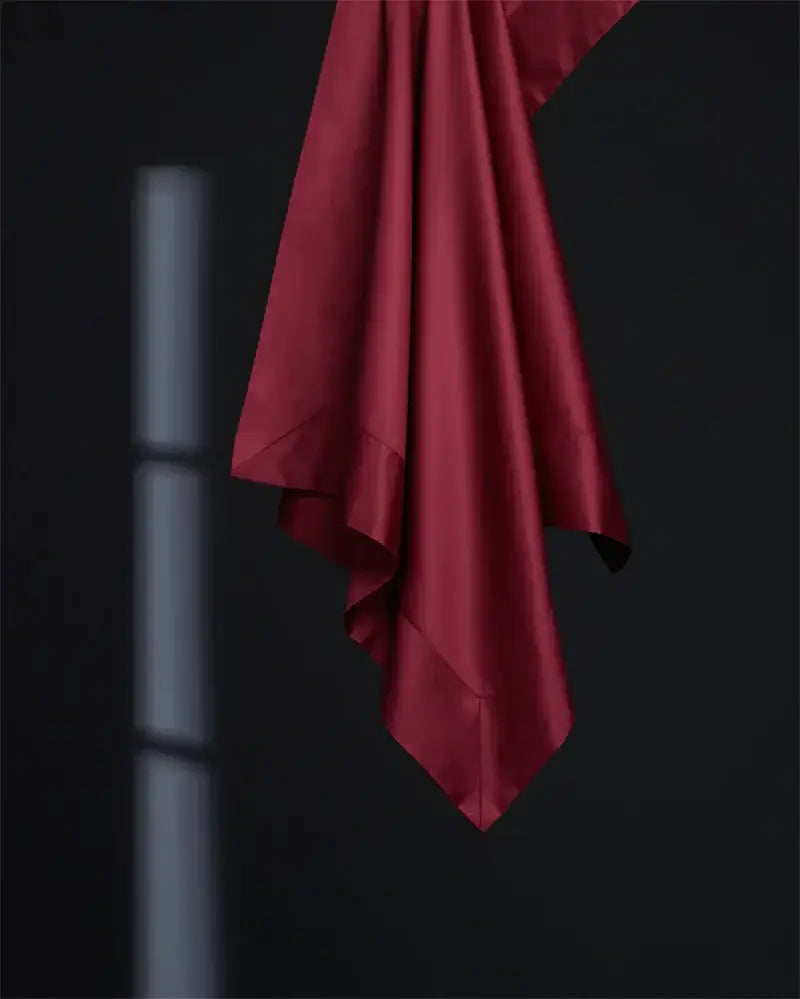 Burgundy Egyptian Cotton Bedding