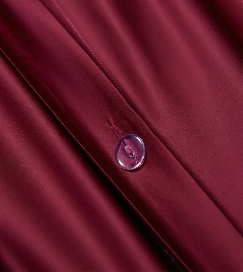 Burgundy Egyptian Cotton Bedding