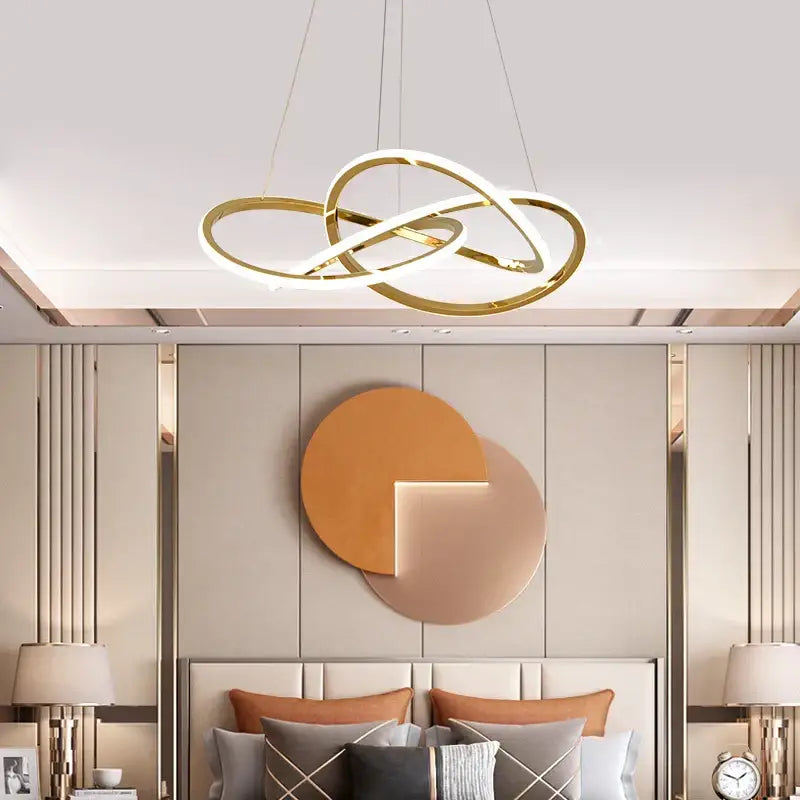 Gold Leaf Pendant Lamp