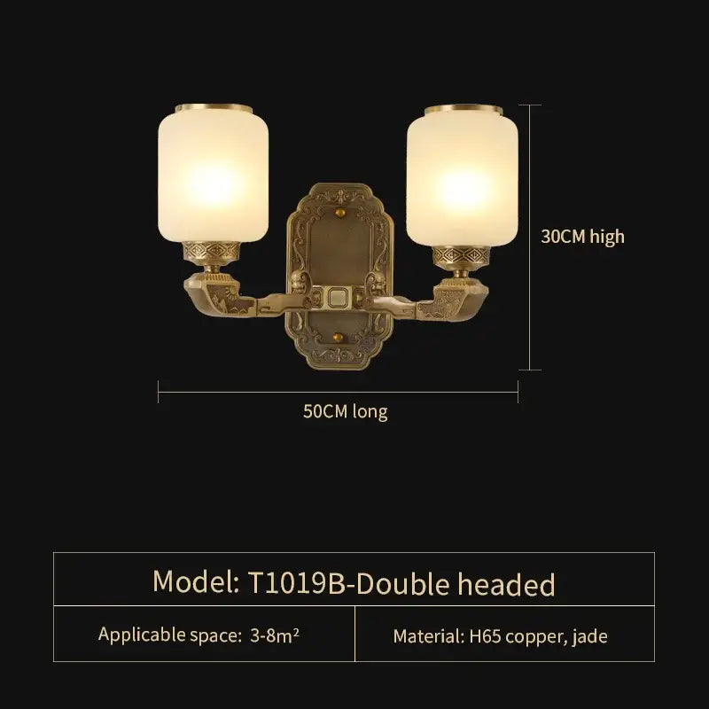 Gold Jade Chandelier Light