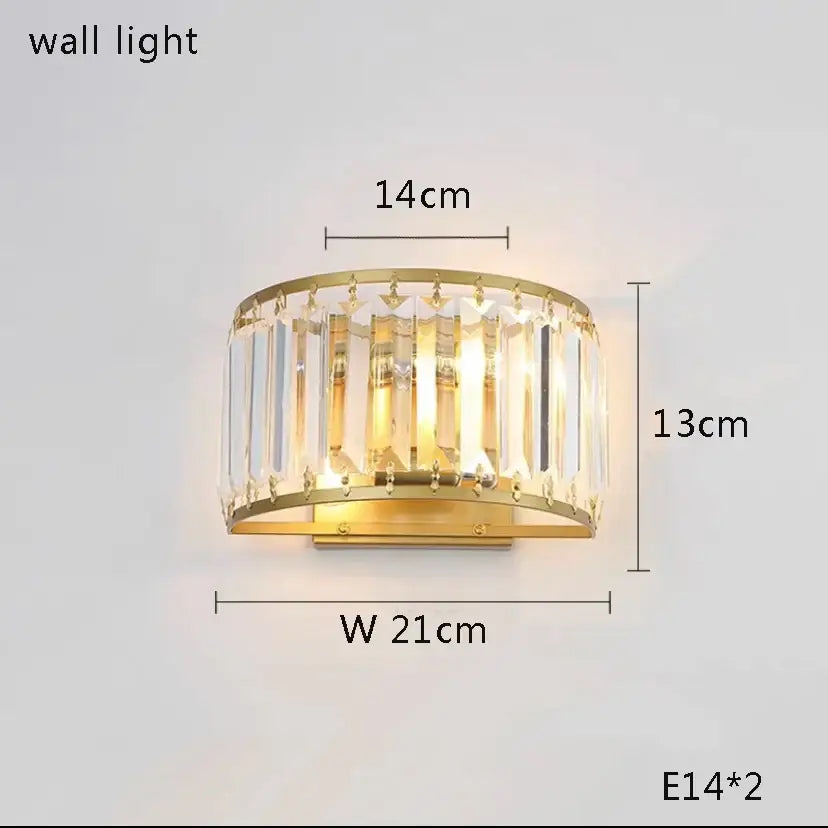 Gold LED Ceiling Chandelier Rectangular Design