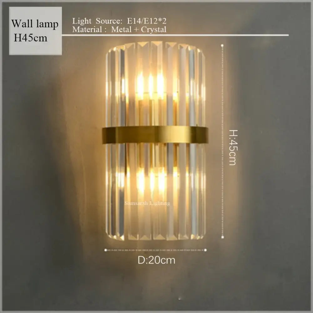 Gold Crystal LED Chandelier Oval 150cm